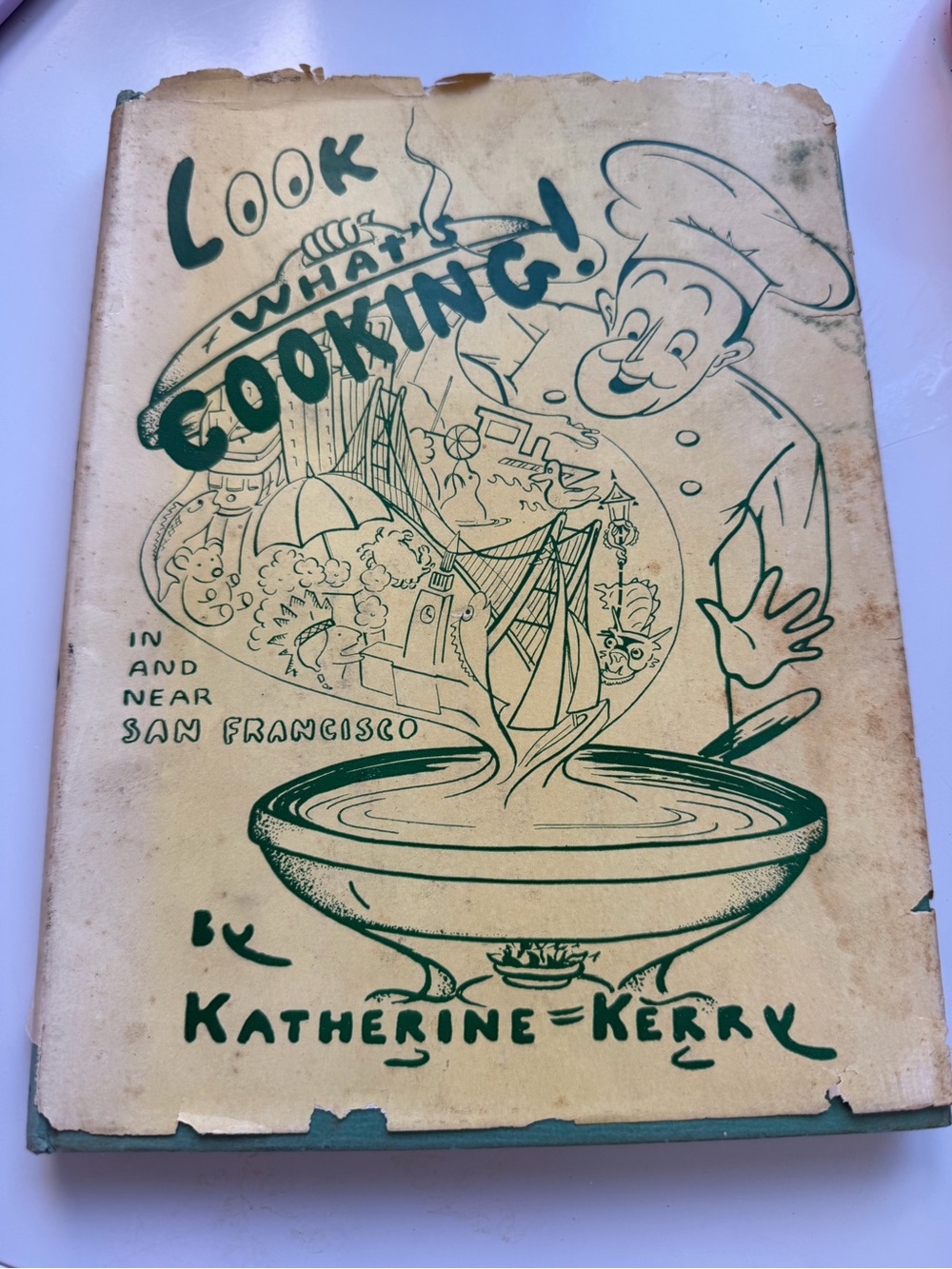 Look What’s Cooking 1950’s Vintage Cookbook By Katherine Kerry